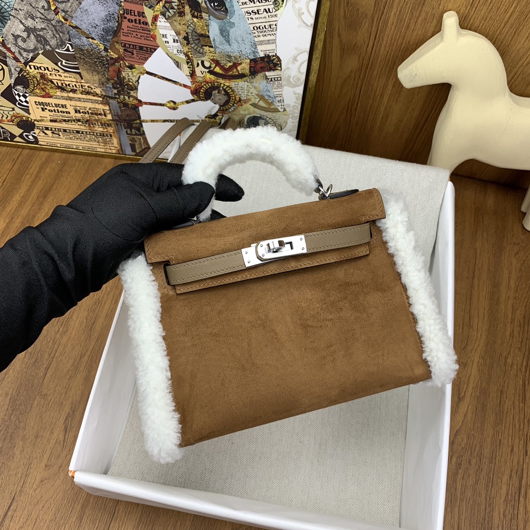 에르메스 미니 켈리 테디 20cm 골드